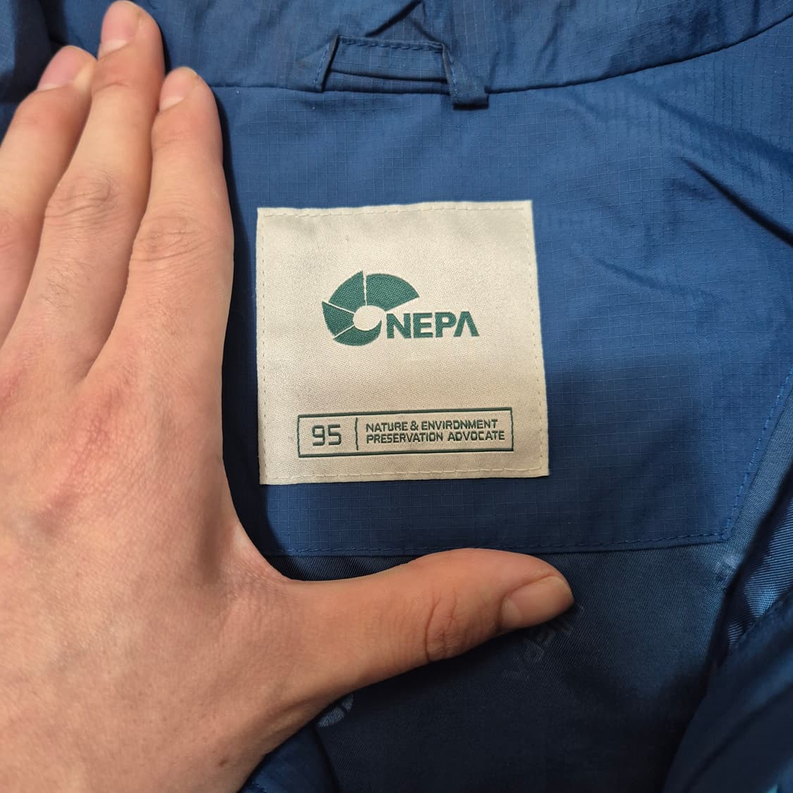 네파 코리밋 X-VENT 투톤 바람막이 집업자켓 상품이미지7