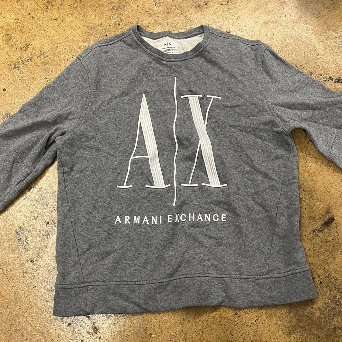 [정품/M] A|X 아르마니 익스체인지 맨투맨 그레이 b16 상품이미지3