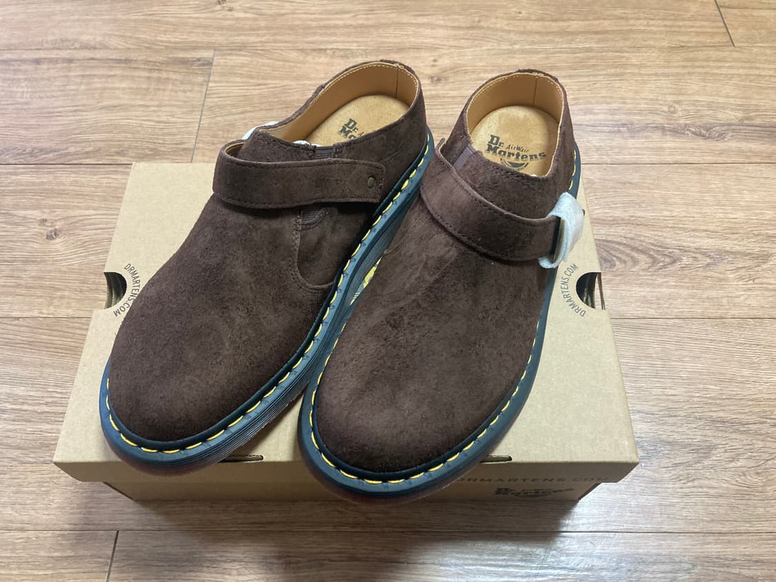 [280] 닥터마틴 아이샴 샌들 뮬 클로그 / 다크 브라운 상품이미지1