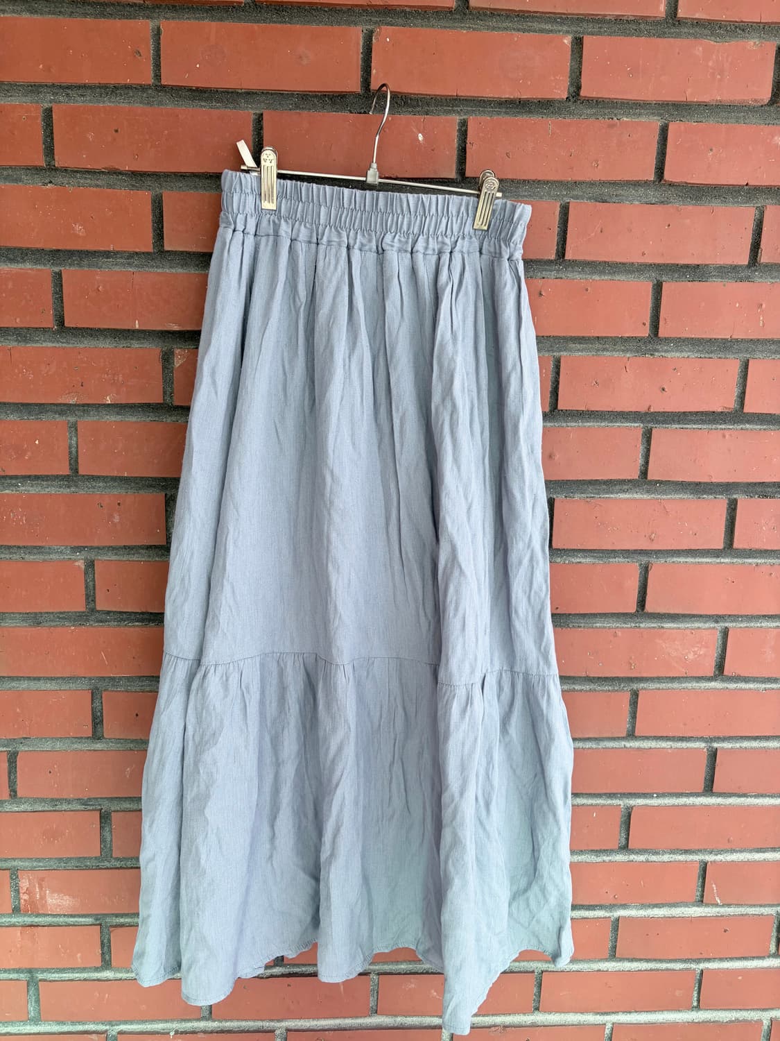 소라색 롱스커트 상품이미지1