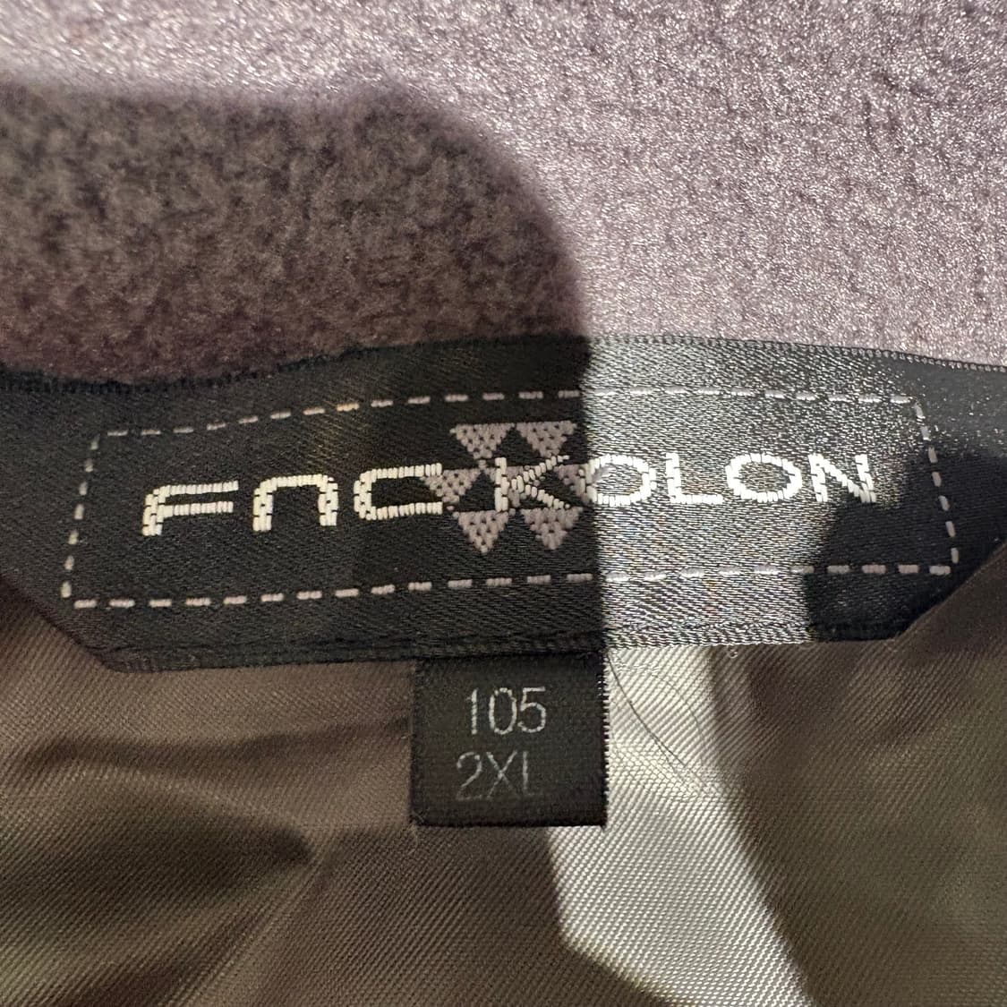 코오롱 플리스 자켓 105 오렌지/회색 상품이미지7