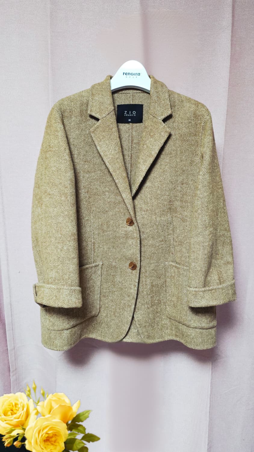 송지오 헤링본자켓/여66 상품이미지1