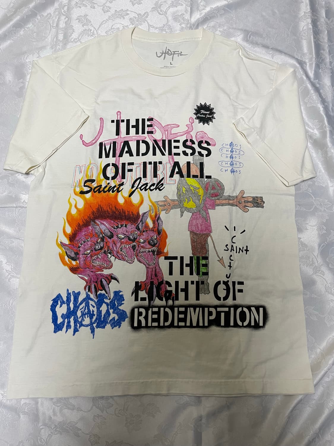 Saint michael x cactus jack t-shirt 상품이미지1