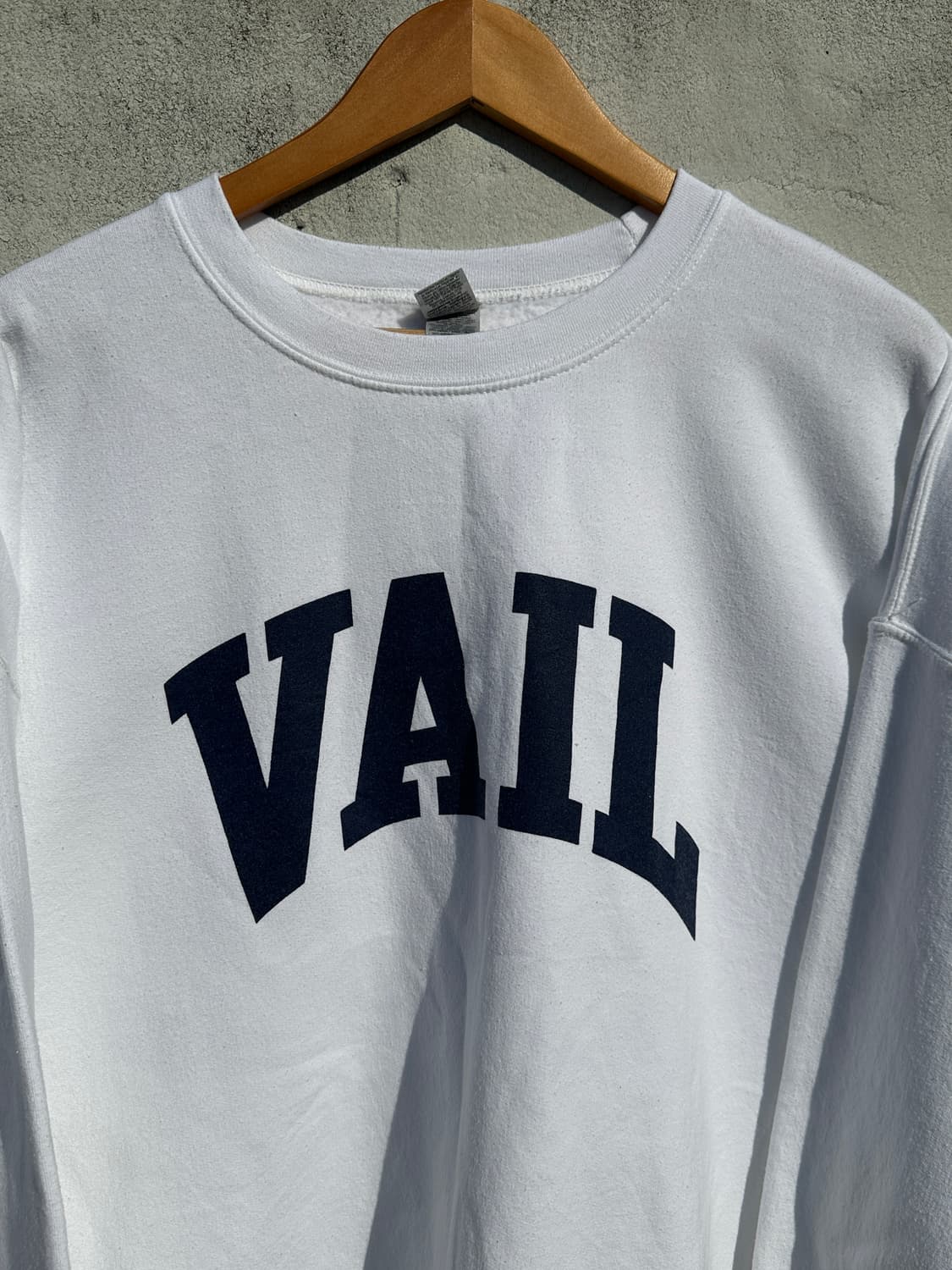 [2XL] GILDAN 길단 VAIL 화이트 맨투맨 스웻셔츠 상품이미지2