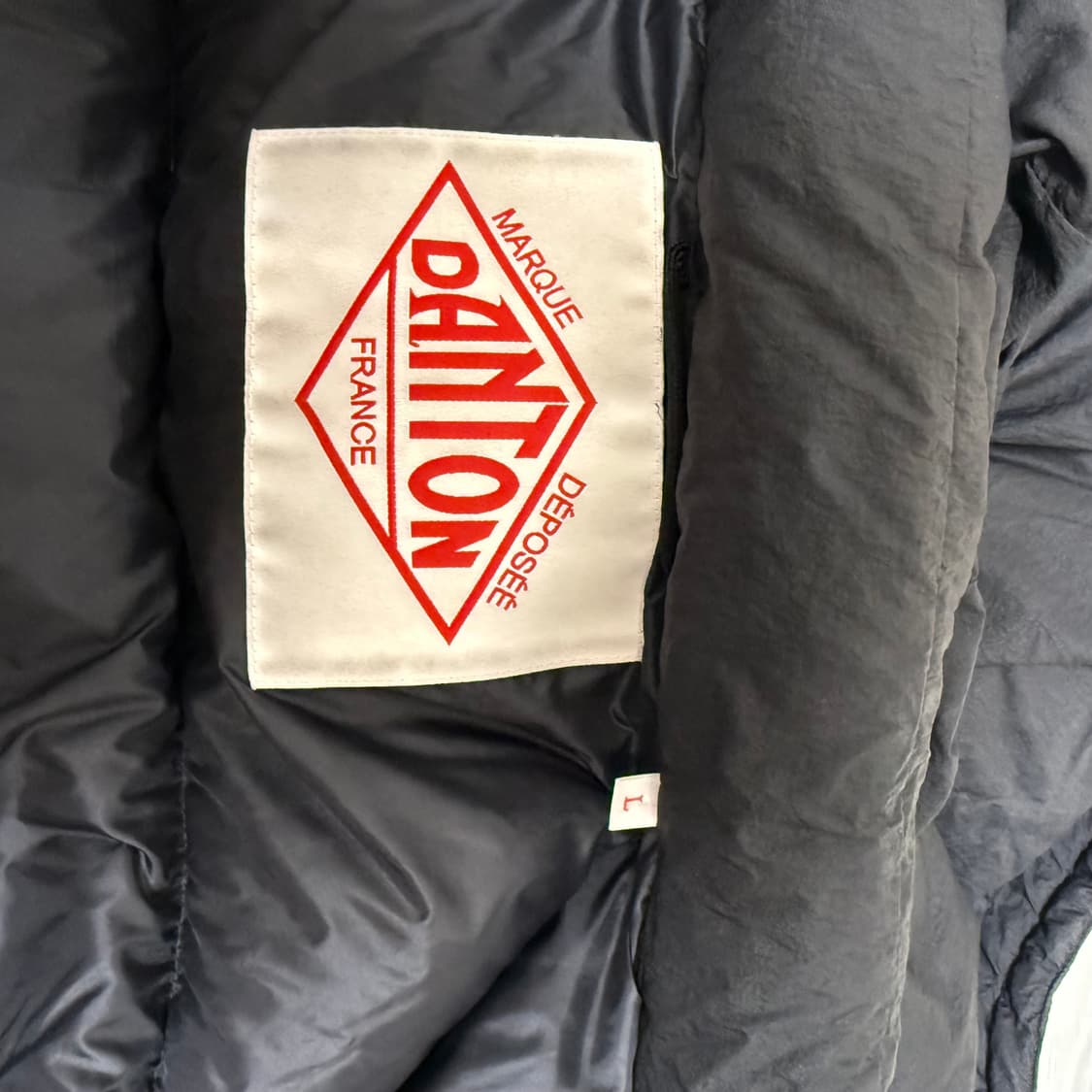 DANTON 화이트구스다운 패딩 (블랙 / L사이즈) 상품이미지4