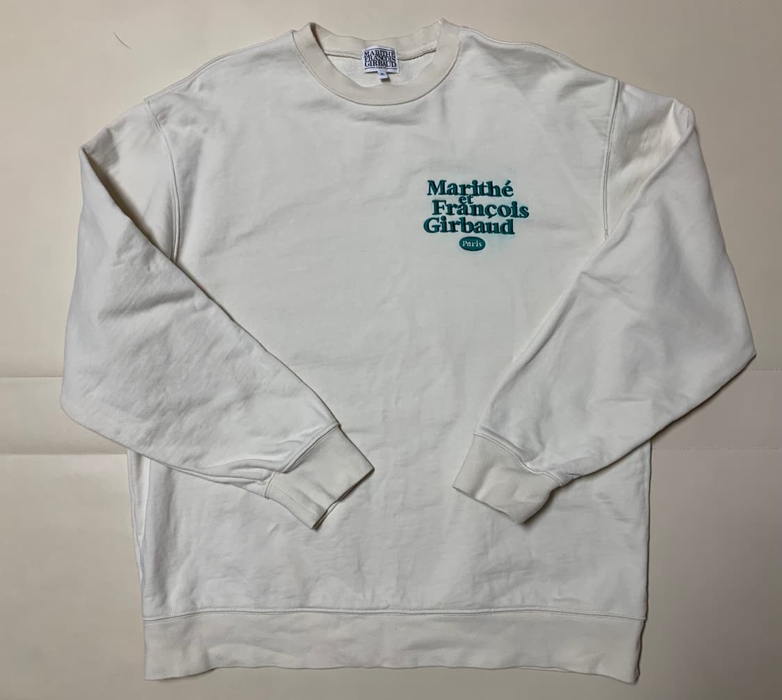 마리떼 프랑소와 저버 맨투맨 XL 아이보리 상품이미지1