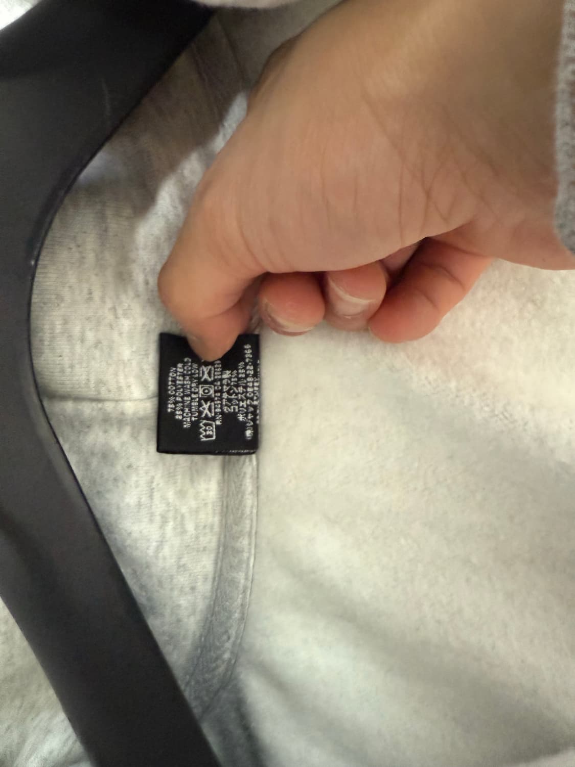 스투시 LA 후드집업 헤더그레이 L 상품이미지4