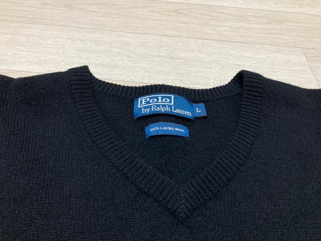 폴로 브이넥 울니트 100(L) 판매 상품이미지2