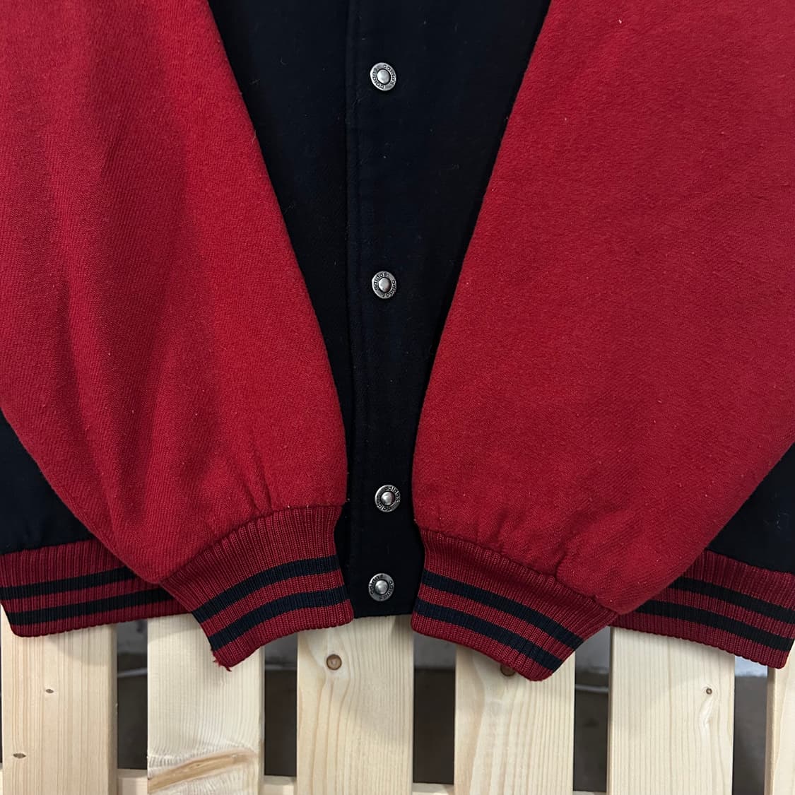  (L) 90s 아디다스 울 스타디움 바시티자켓 상품이미지5