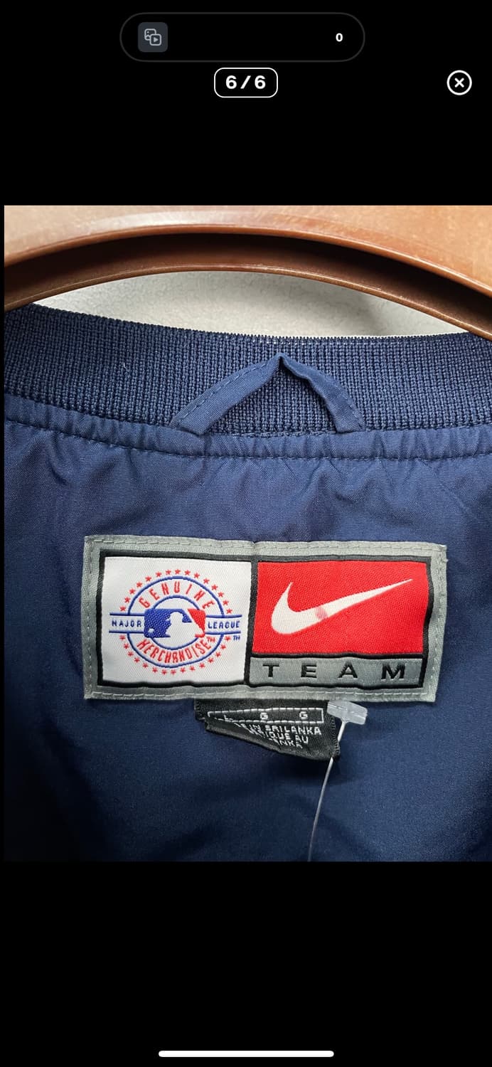 나이키 뉴욕 양키스 네이비 바람막이 웜업 A2844 상품이미지6