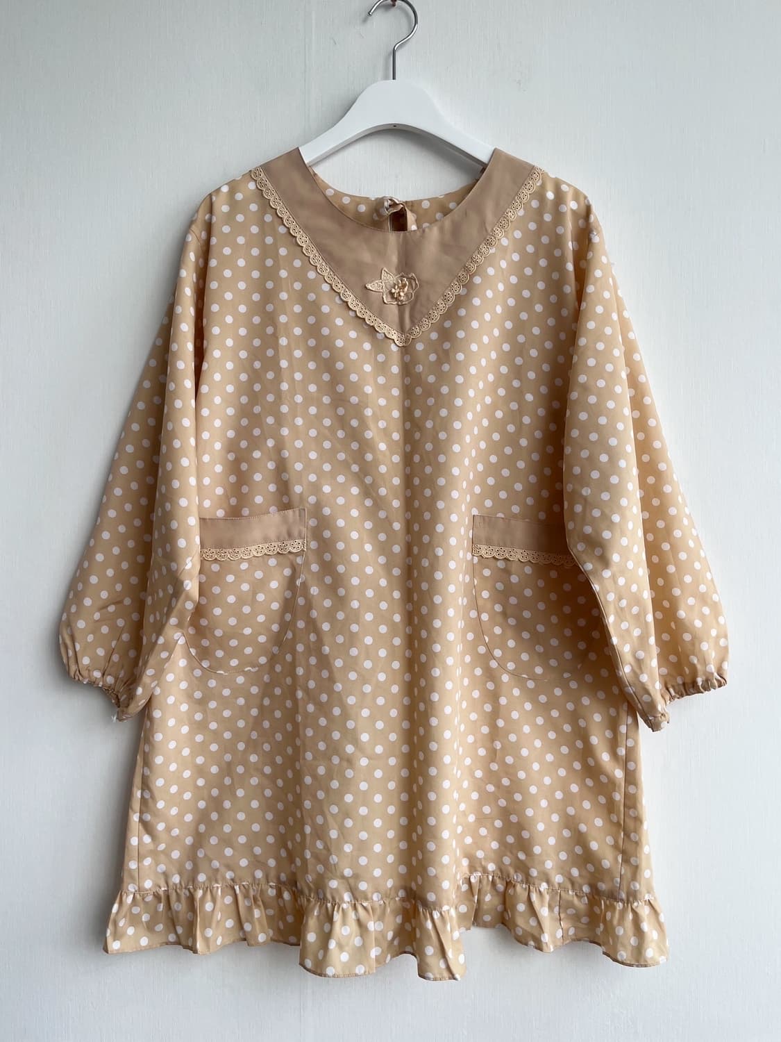 일본 빈티지 앞치마 튜닉 원피스  상품이미지1