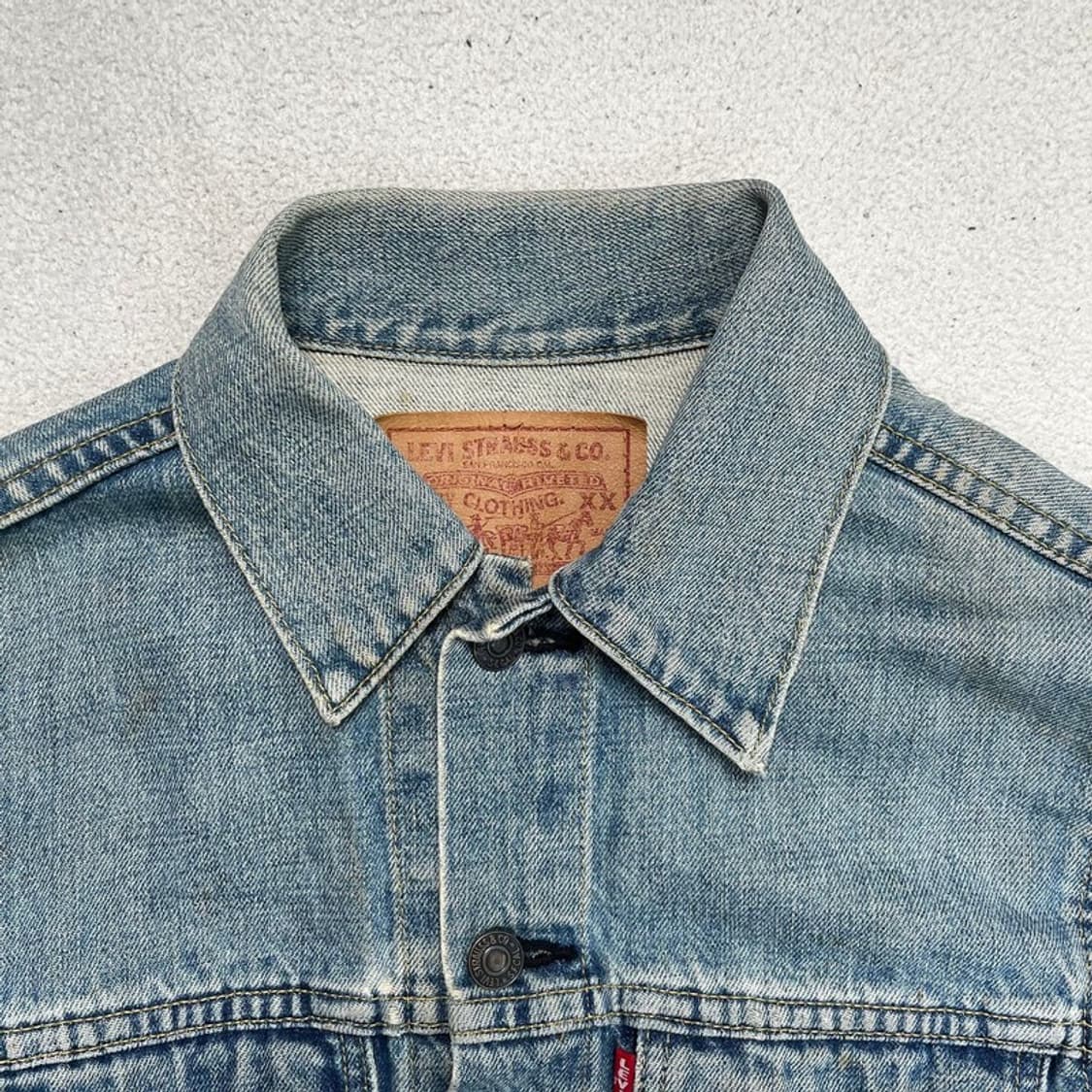  LEVI'S 올드스쿨 빅E 데님 트러거 자켓 36 상품이미지2