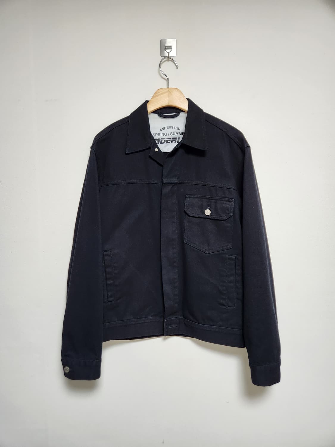 앤더슨벨 블랙 데님 자켓 M - J46 상품이미지1