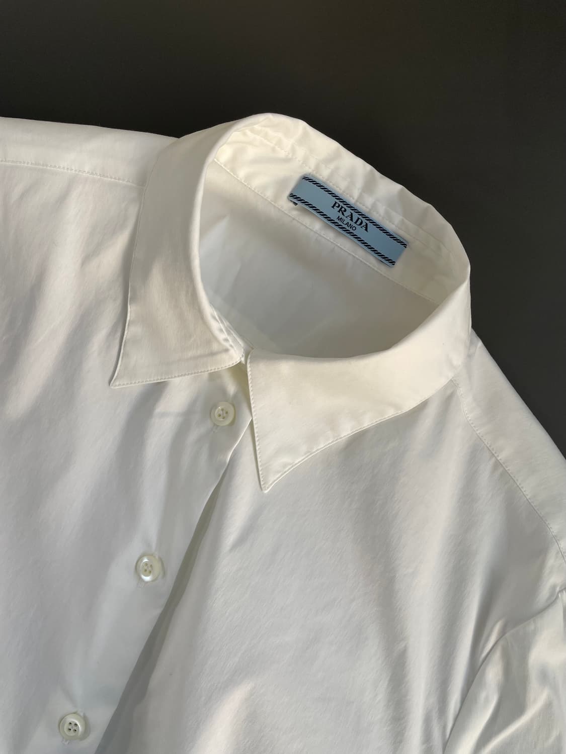 [38] 프라다 여성 포플린 코튼 셔츠 [새상품] 상품이미지9