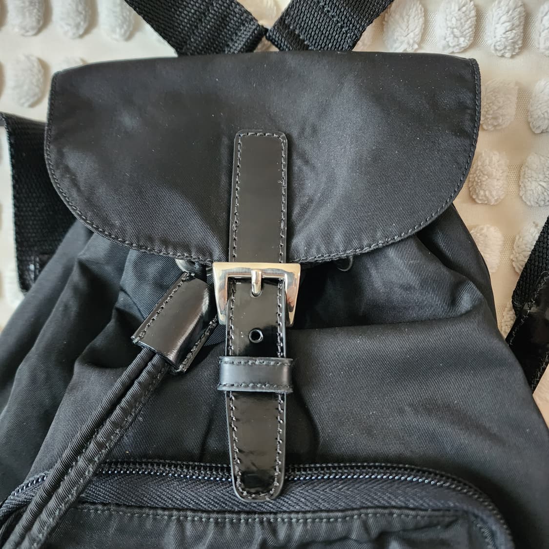 상태양호 프라다 포코노 나일론 원포켓 백팩 미니 상품이미지2