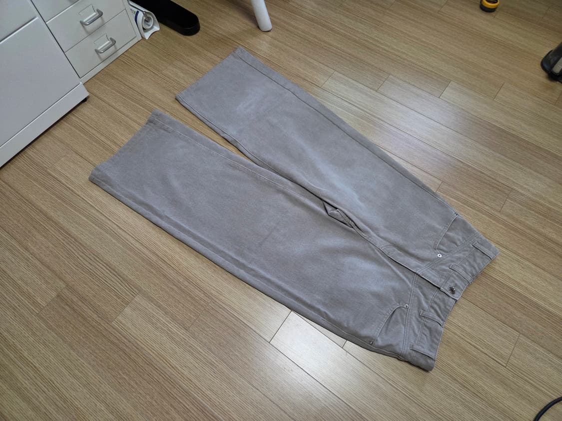 SYSTEM 24SS 워시드 백 밴딩 와이드 데님 팬츠 상품이미지3