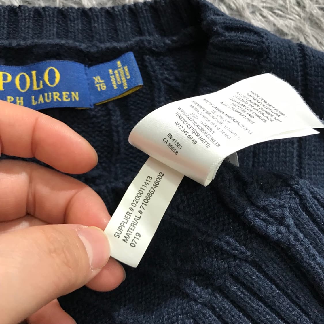 [[XL] 폴로(POLO)랄프로렌 케이블 니트@179 상품이미지6
