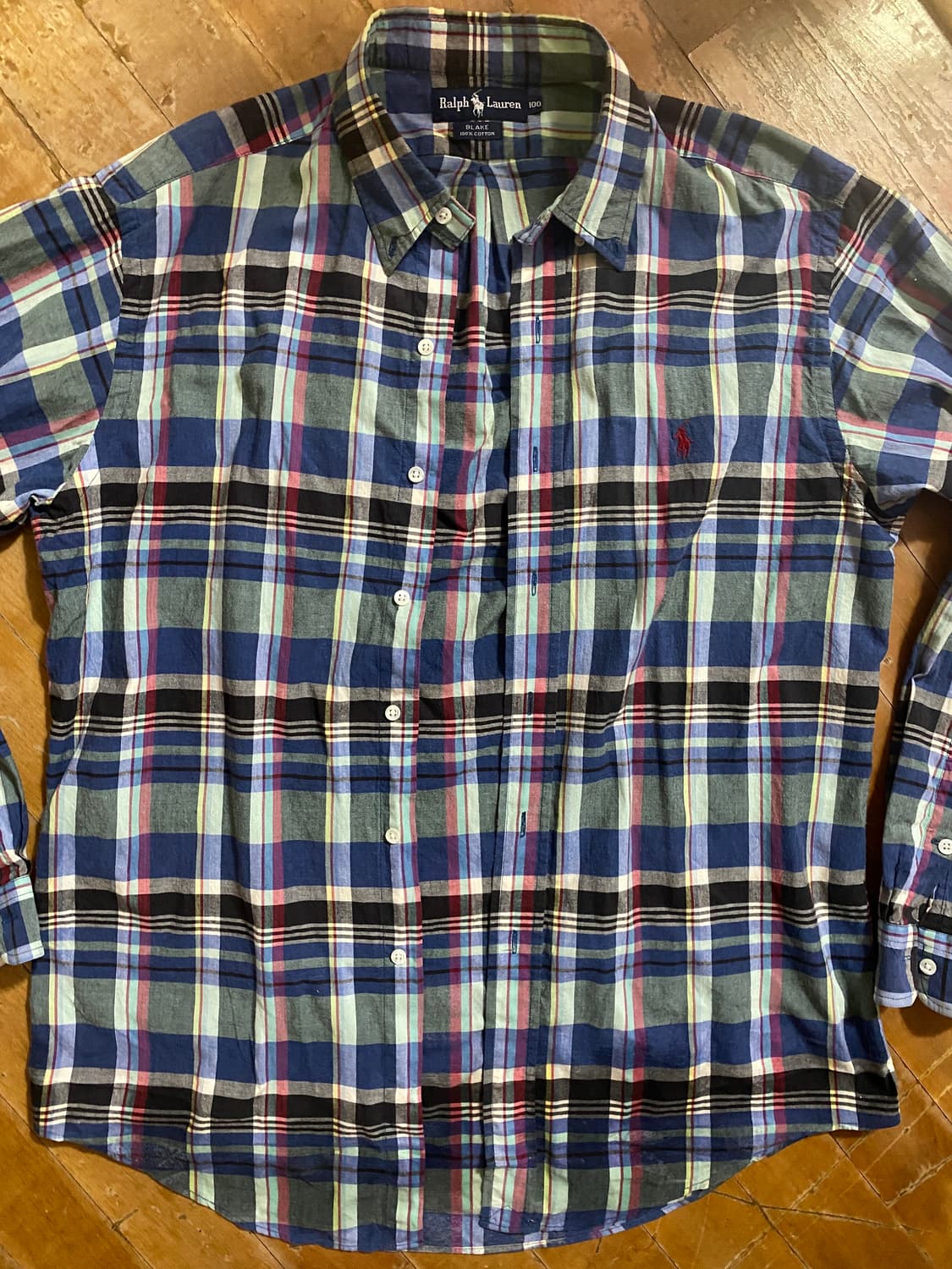 랄프로렌 여름용 남성 체크 셔츠 105 상품이미지1