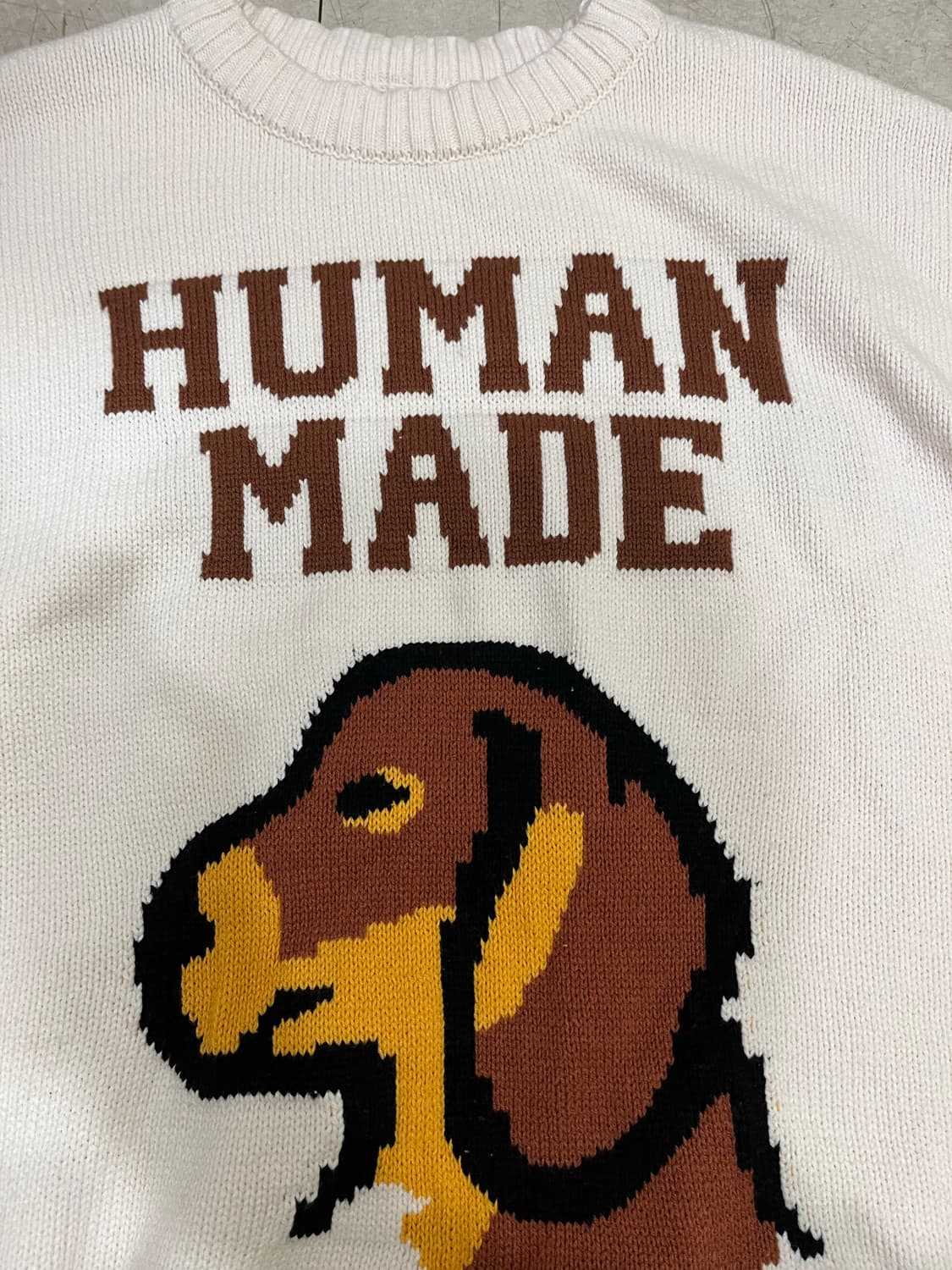 휴먼메이드 아이보리 니트 팝니당 상품이미지6