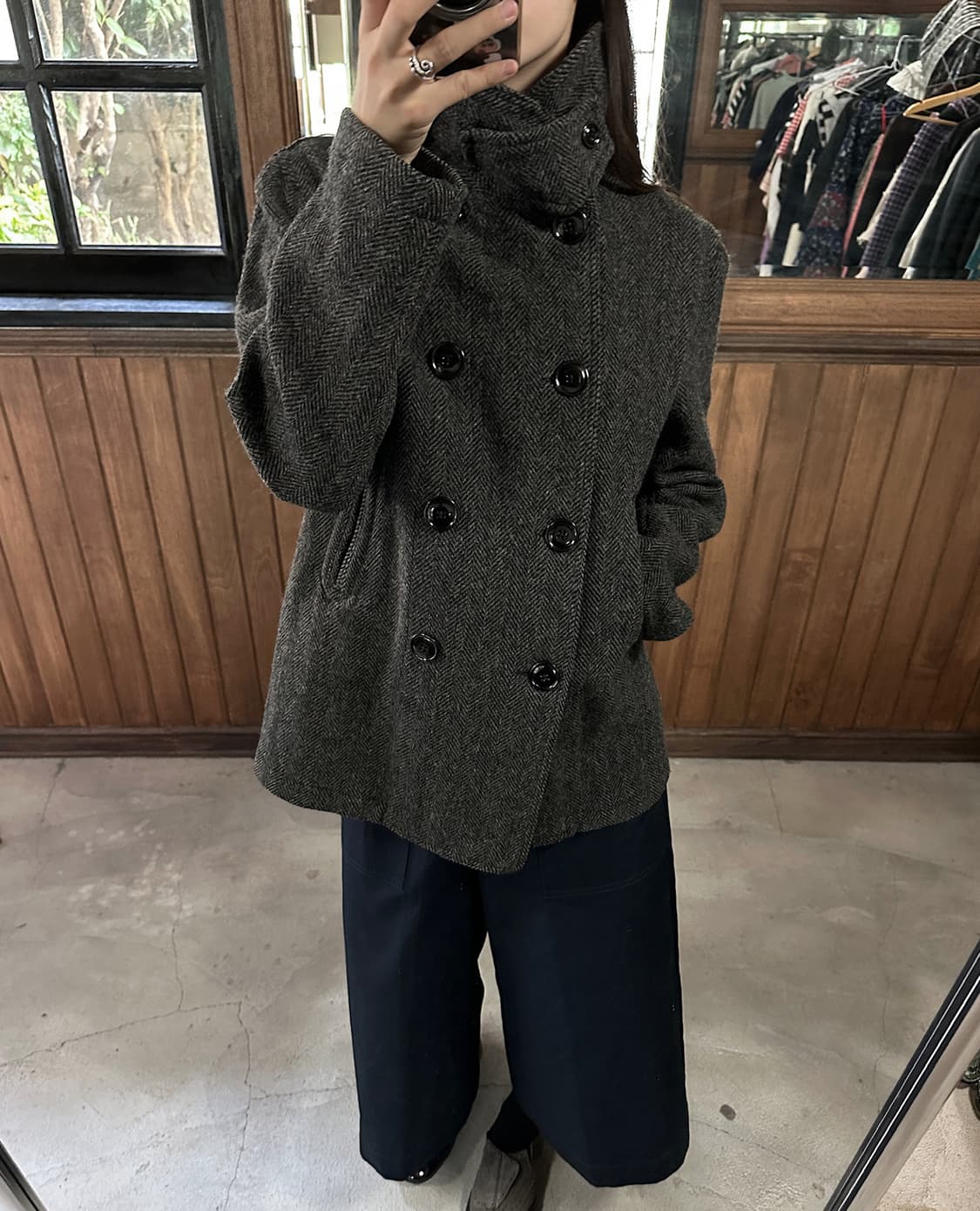 ENGINEERED GARMENTS herringbone peacoat 상품이미지3