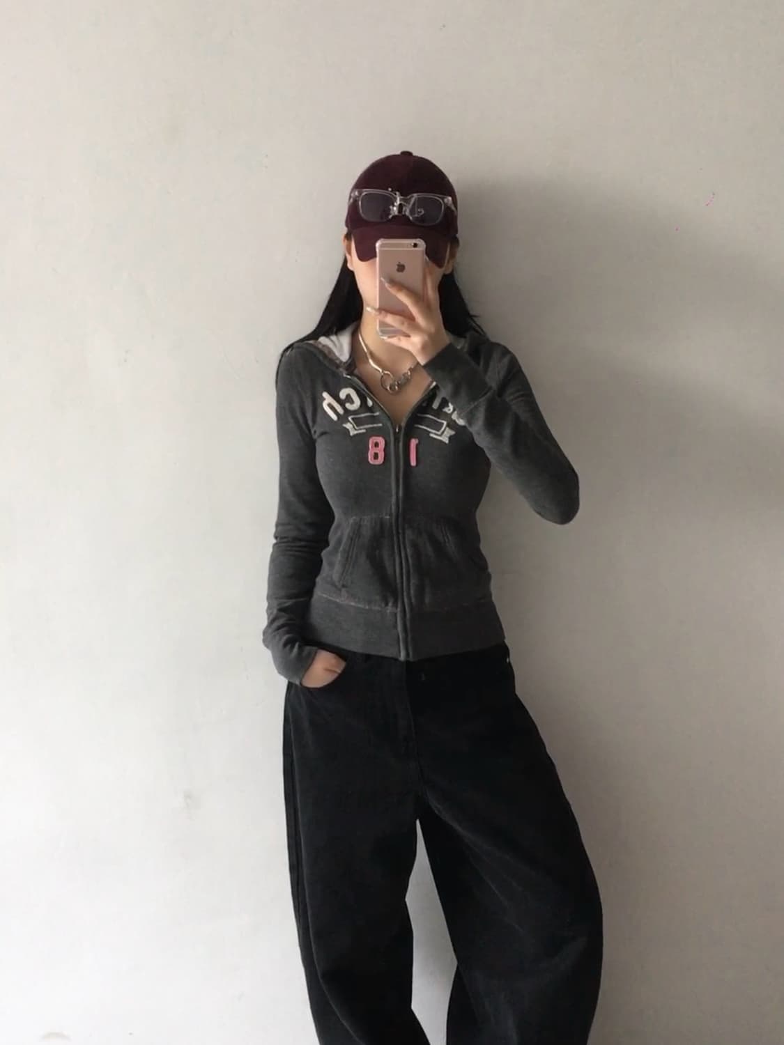 아베크롬비 자수패치 후드집업 상품이미지1