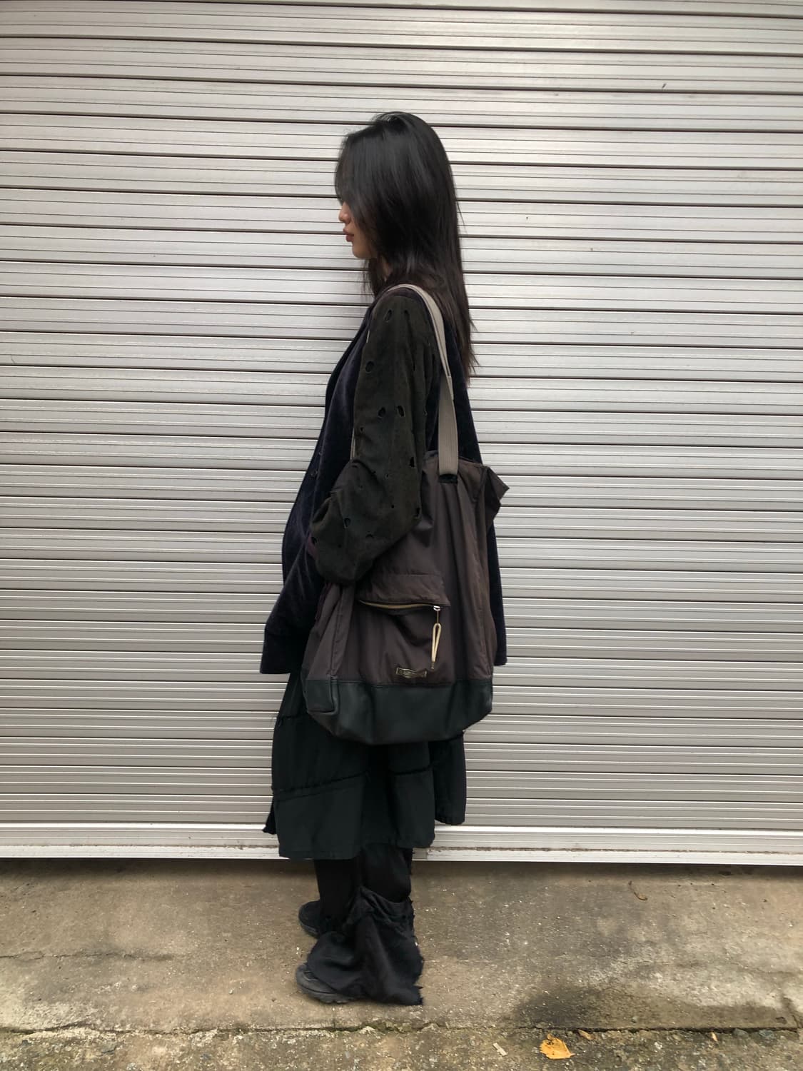 ANNAPIANURA 아티잔 스웨이드 코트 상품이미지3