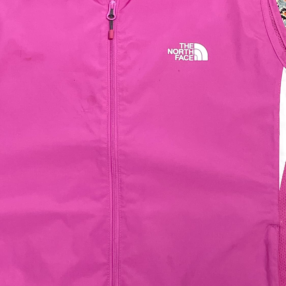 노스페이스 핑크 경량 조끼 여성XL 상품이미지4