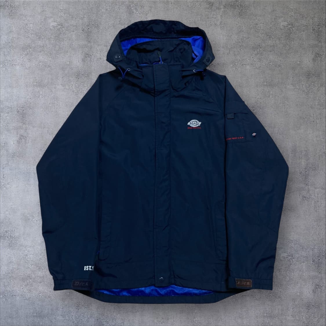 디키즈 스몰 로고 네이비 바람막이 상품이미지1