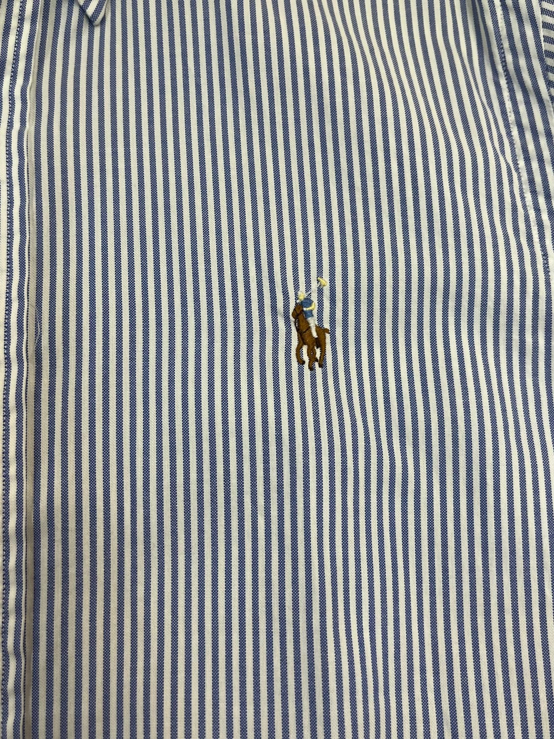 폴로 랄프로렌 슬림핏 스트라이프 셔츠 스카이블루 #csz4005 상품이미지5