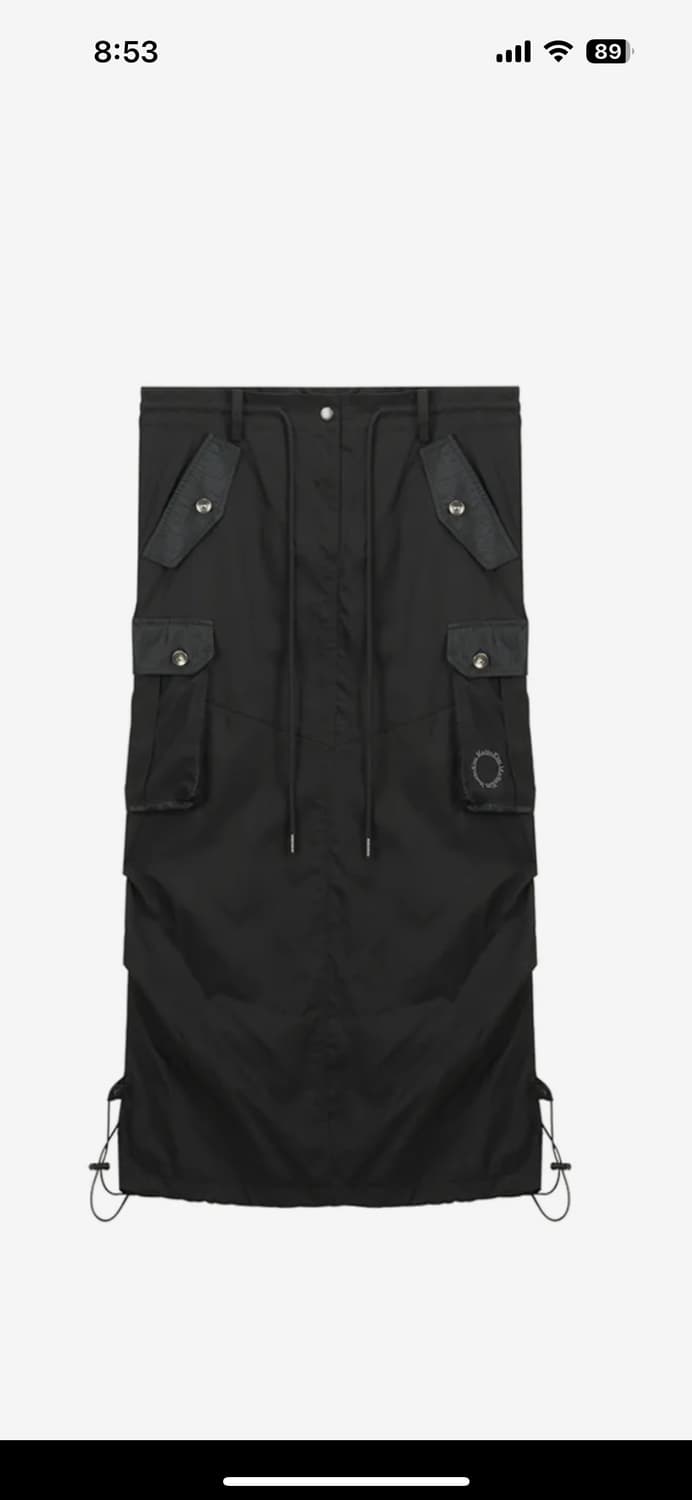 마땡킴 카고 롱스커트 상품이미지1