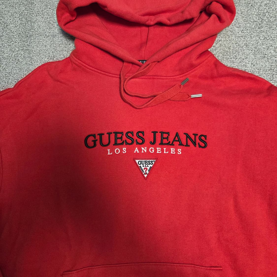 Guess 게스 후드티셔츠 레드 L(100) 상품이미지2