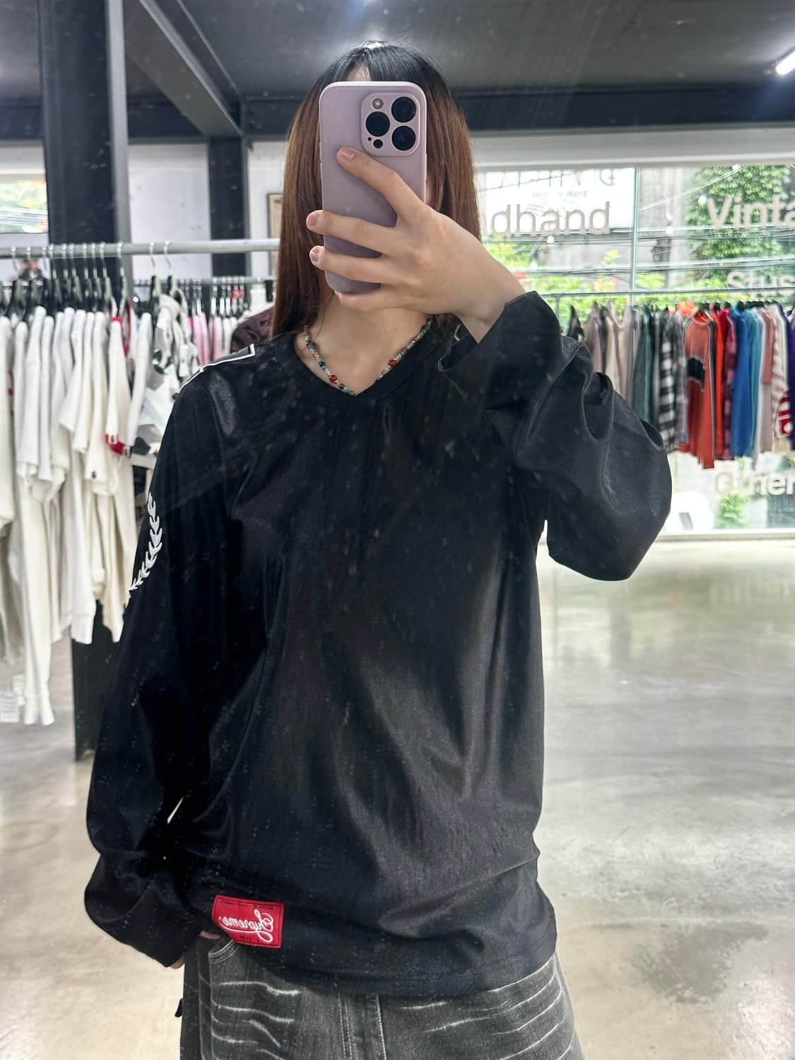 슈프림 럭비풋볼 져지티 긴팔티셔츠 상품이미지2