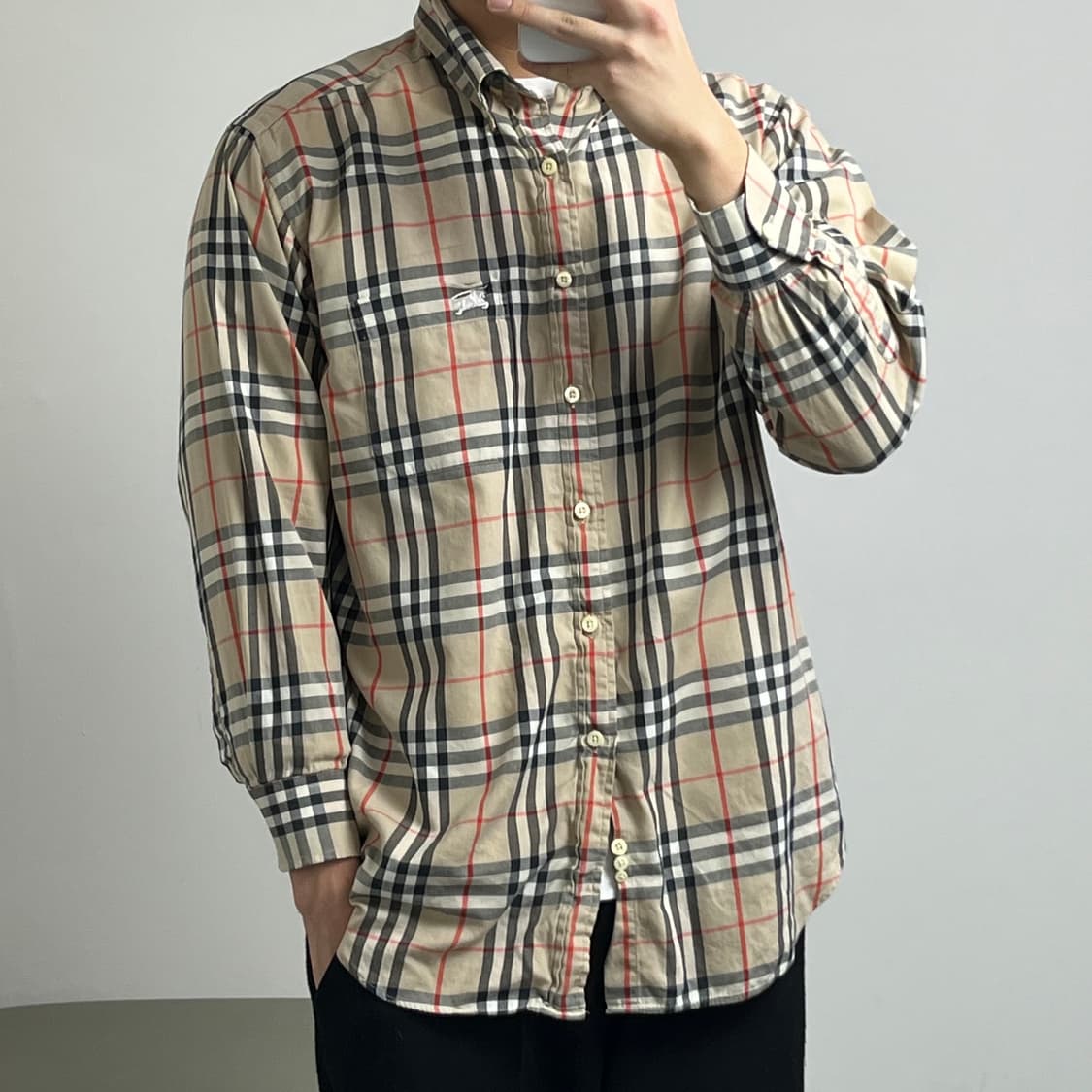 버버리 셔츠 (남녀공용 상품이미지1