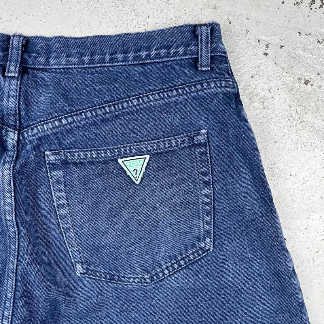 빈티지 게스 by Georges Marciano 네이비 데님 쇼츠 상품이미지5