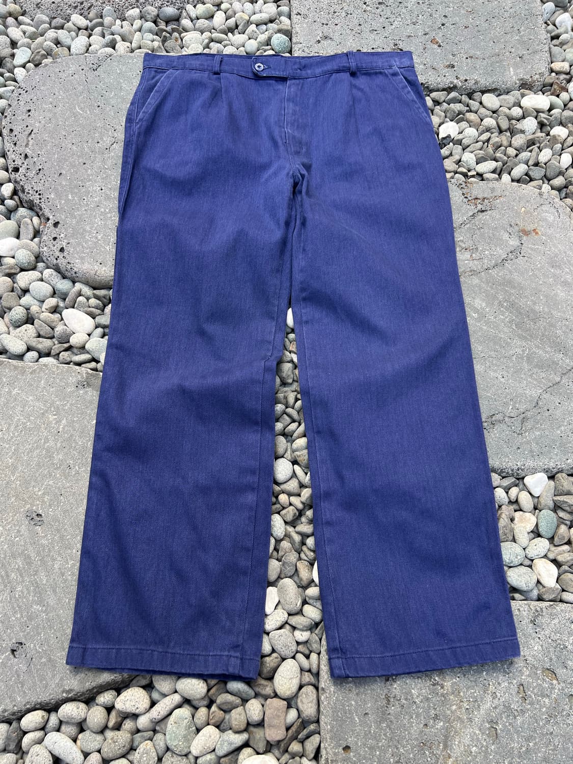 (37인치)OLD VINTAGE NAVY FRENCH WORK PANTS 상품이미지1