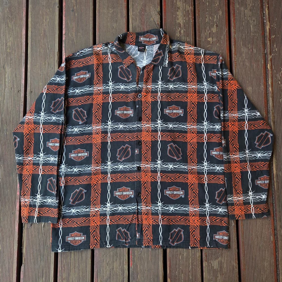 Harley Davudson  패턴 셔츠 상품이미지2