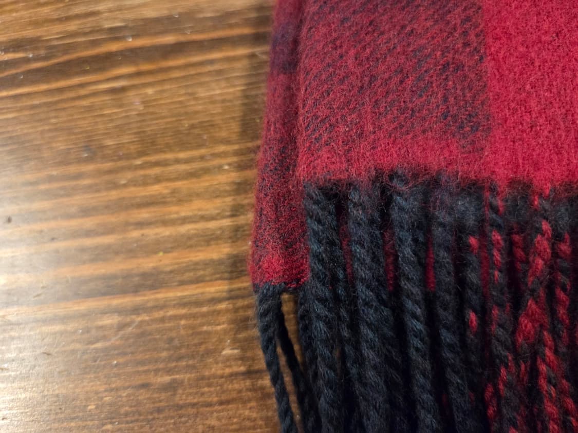 까르벵 타탄체크 머플러 상품이미지5