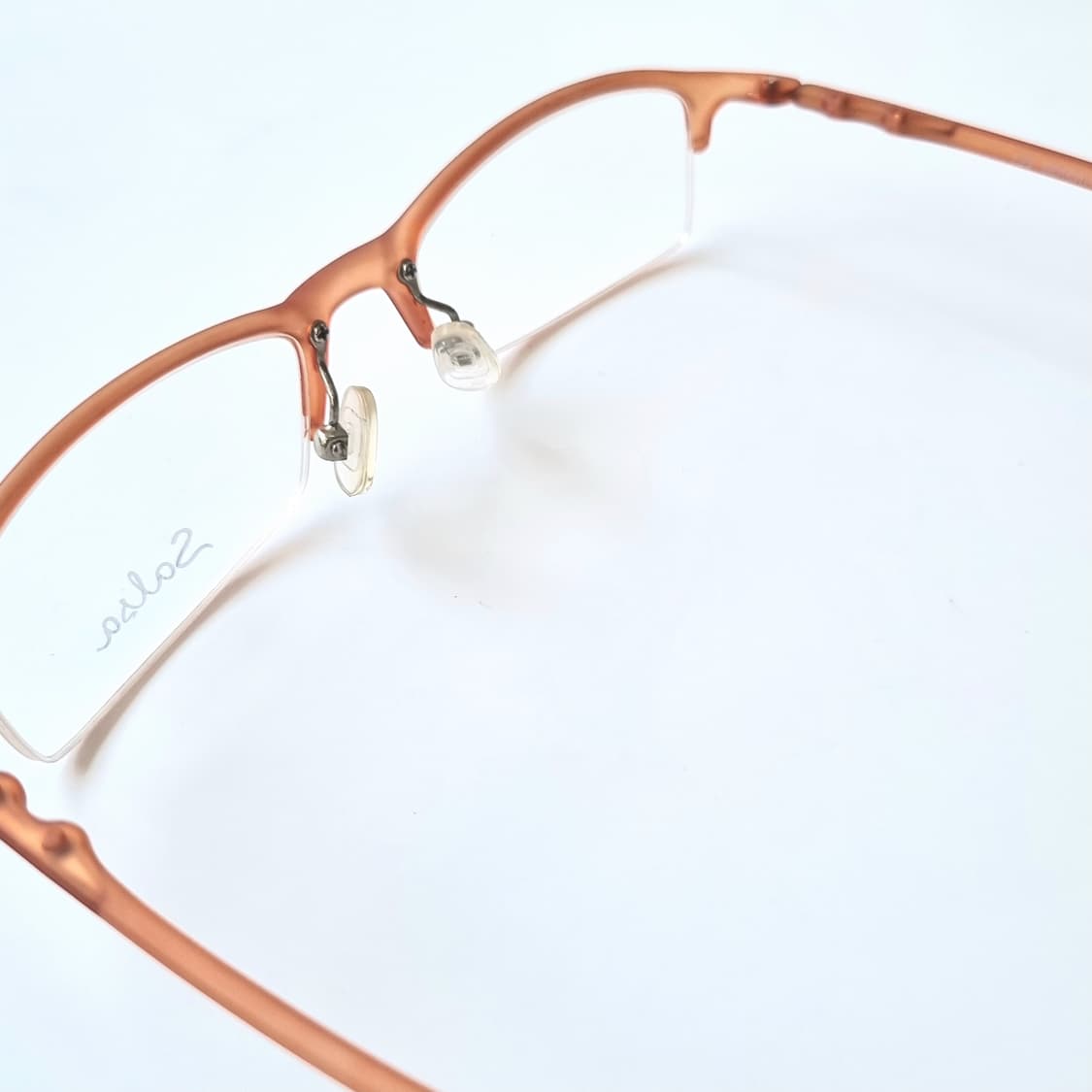 데드스탁 매트 브라운 반무테 안경테 477 상품이미지4