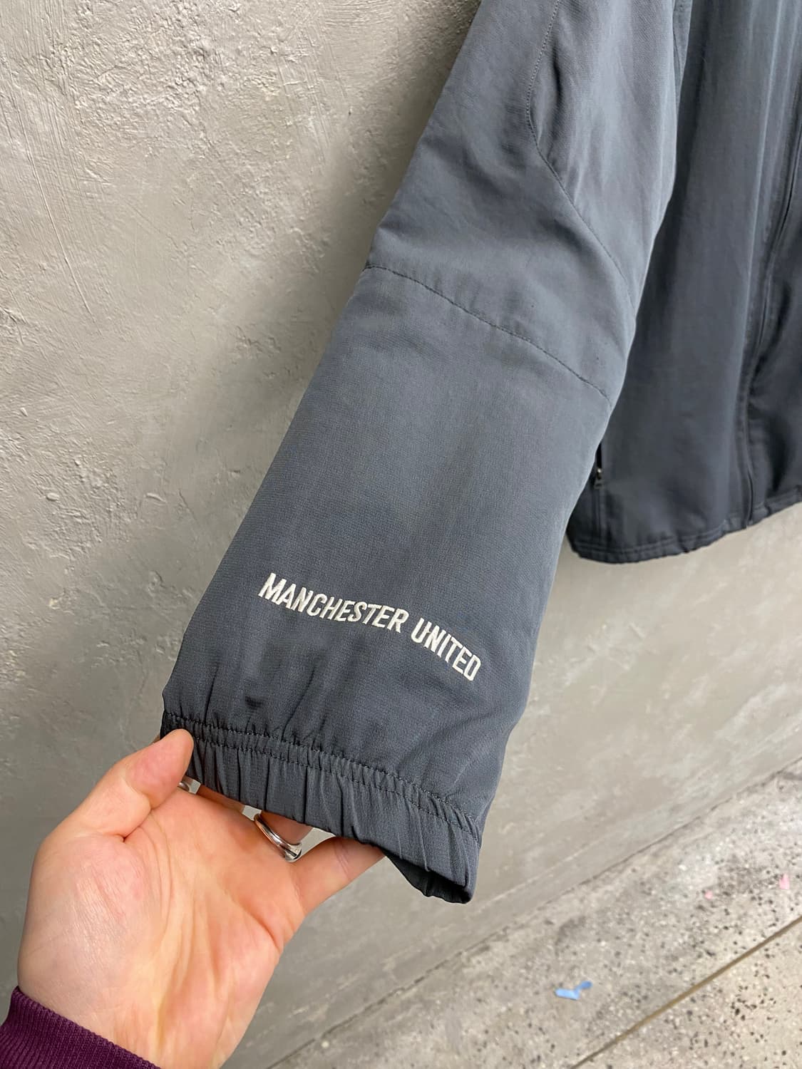 [95] 00s Nike 나이키 맨유FC 보다폰 스폰서 우븐 자켓 상품이미지4