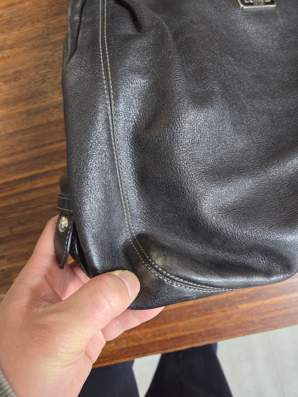 코치 메디슨 가죽 호보백 상품이미지8