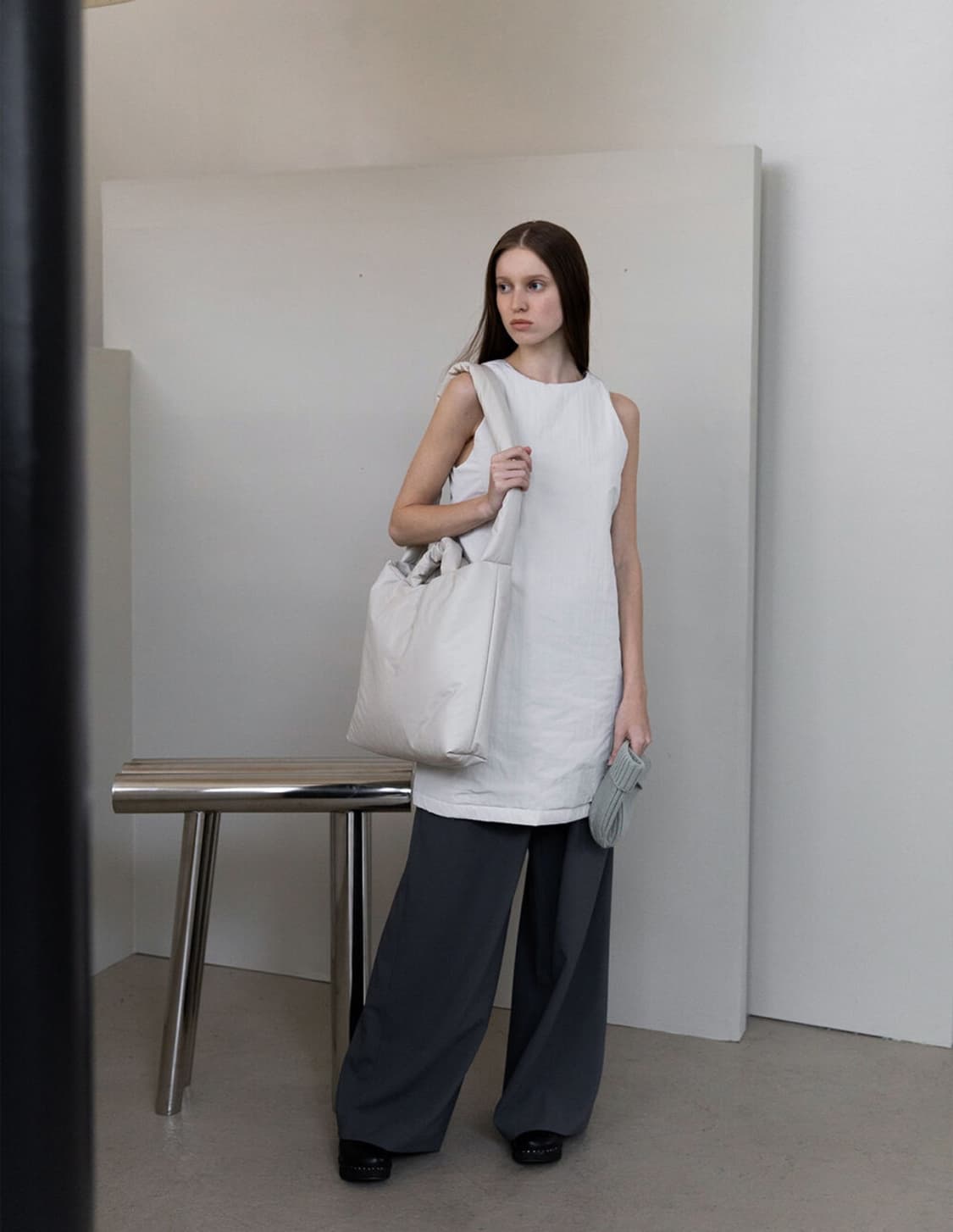 YUERE PADDED DRESS 유에르 패딩 원피스 새상품 상품이미지4