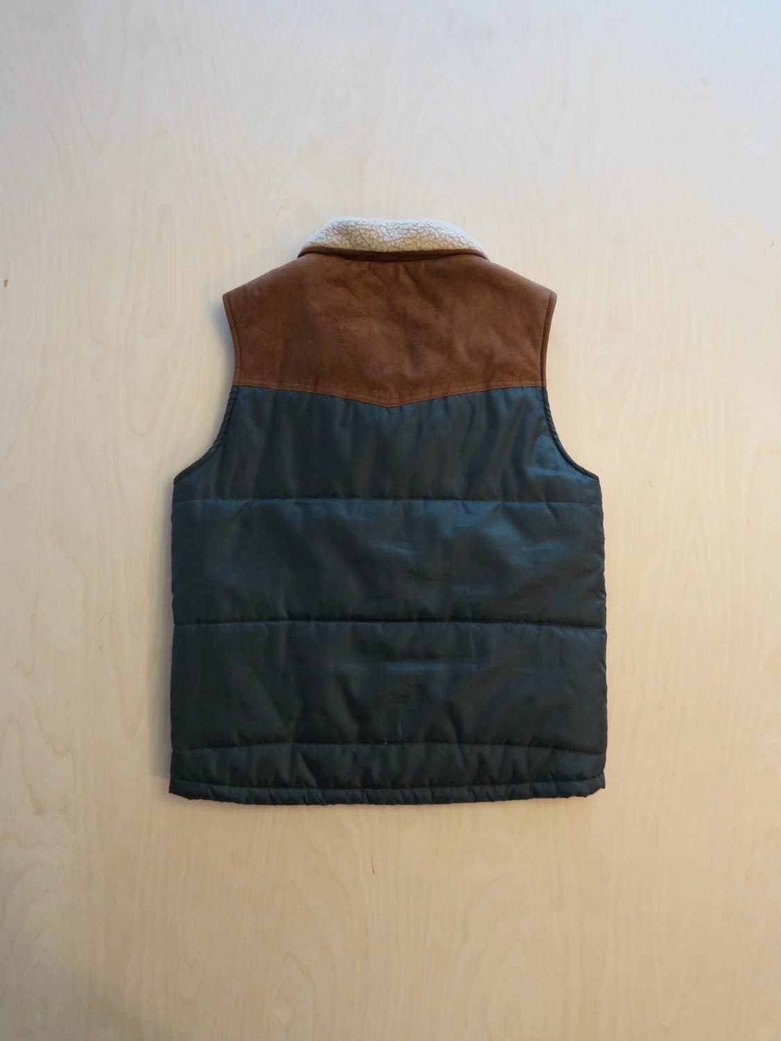 웨스턴 스타일 아메리칸 빈티지 스웨이드 패딩조끼 상품이미지2