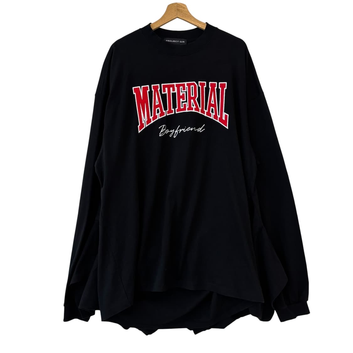 프로젝트GR 아수라 롱 슬리브 블랙 2 상품이미지1