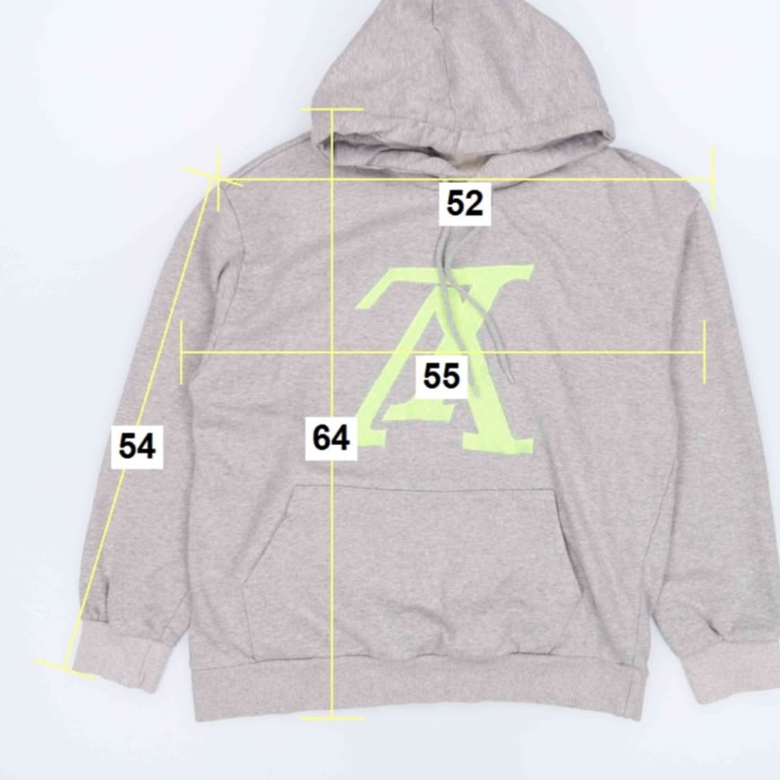 [L] 남성 자수 빅로고 후드티 3925 상품이미지5