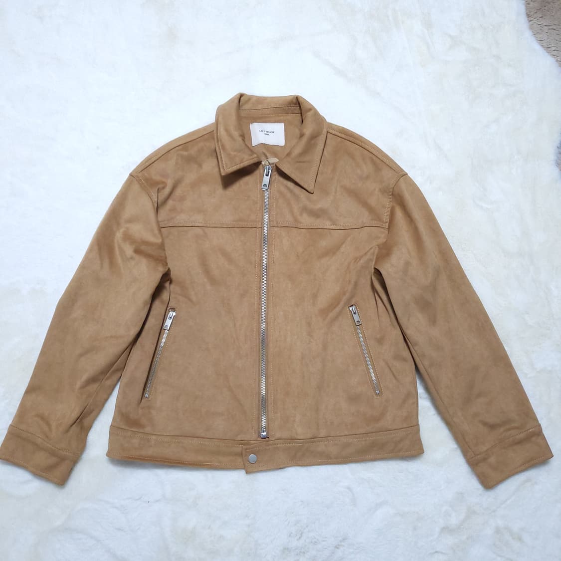 레이디볼륨 스웨이드 자켓 F 0310 뽀샤샤 상품이미지1