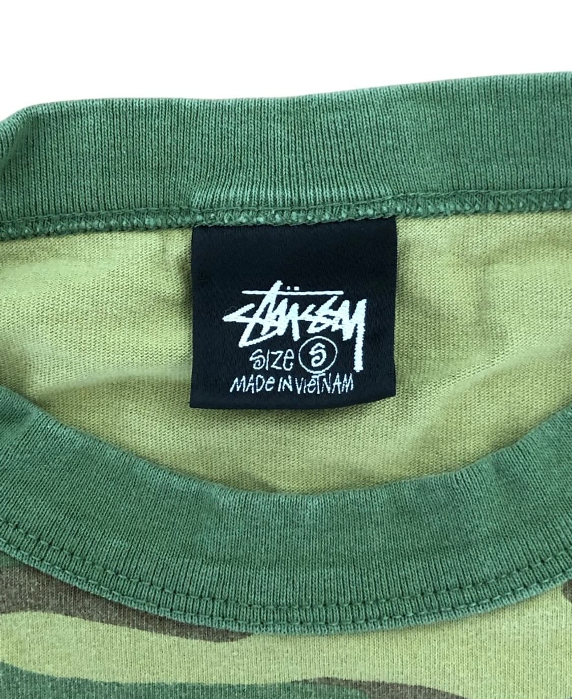 stussy stock camo tee camo black  상품이미지4