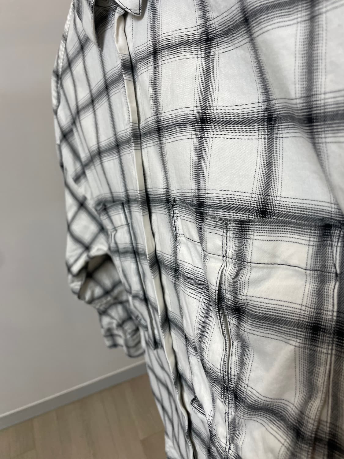 (34) Iro jeans 이로 투포켓 체크 셔츠 상품이미지7