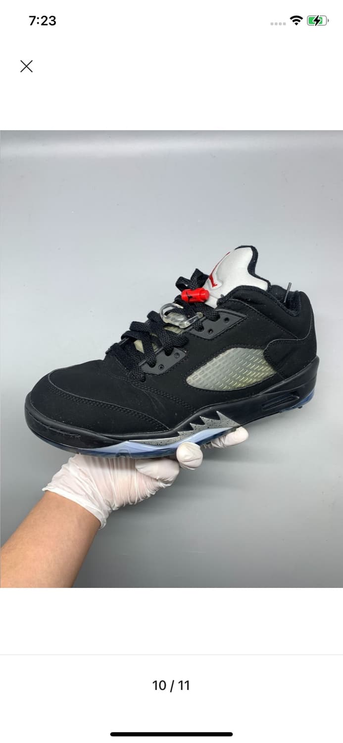 Jordan 5 Low Golf Black Metallic Silver  상품이미지10