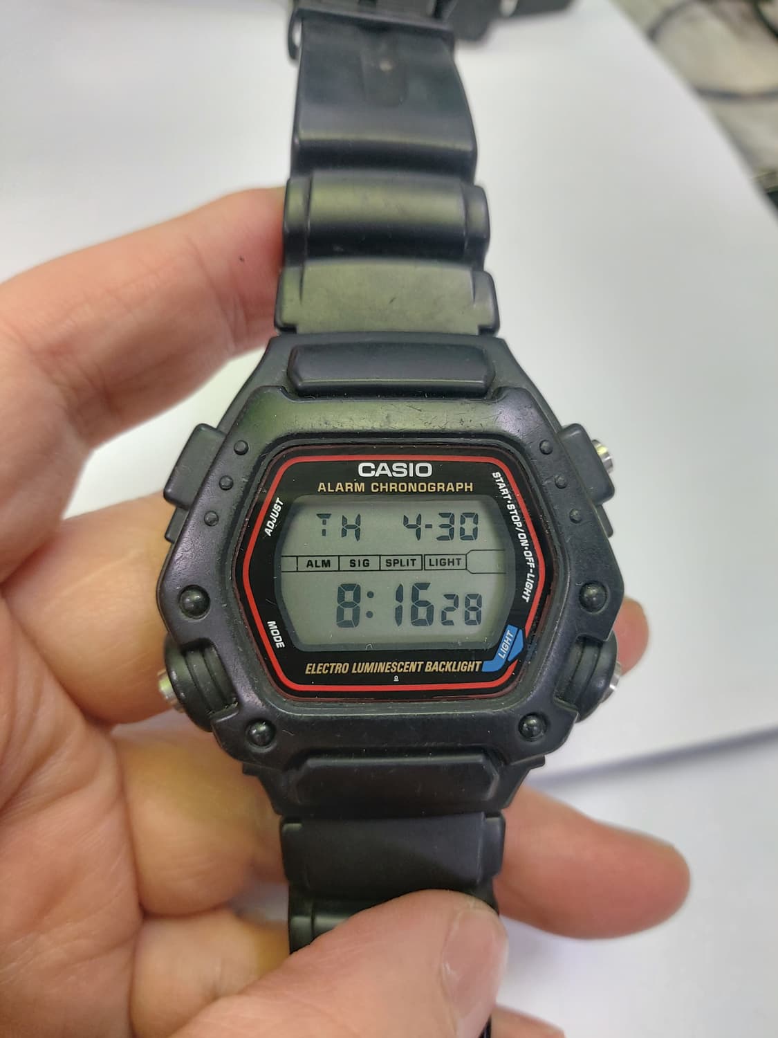 블랙 색상의 카시오 지샥 손목시계 상품이미지1