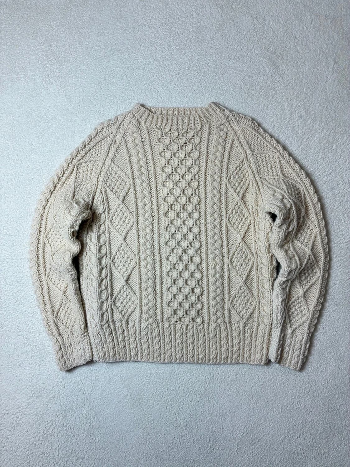 스콜레 00's 재팬 헤비 울 3D 케이블 니트 PN6461 상품이미지1